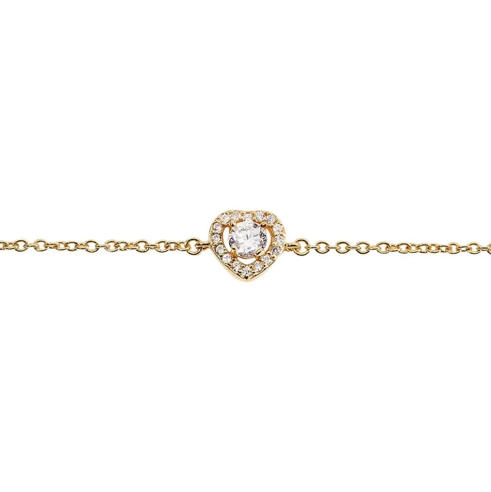 Bracelet Alais Plaque Or Jaune Oxyde De Zirconium