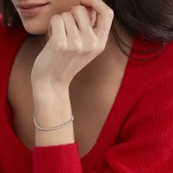 Bracelet Aleonor Or Blanc Diamant