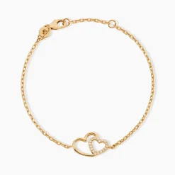 Bracelet Alexandra Plaqué Or Jaune Oxyde De Zirconium