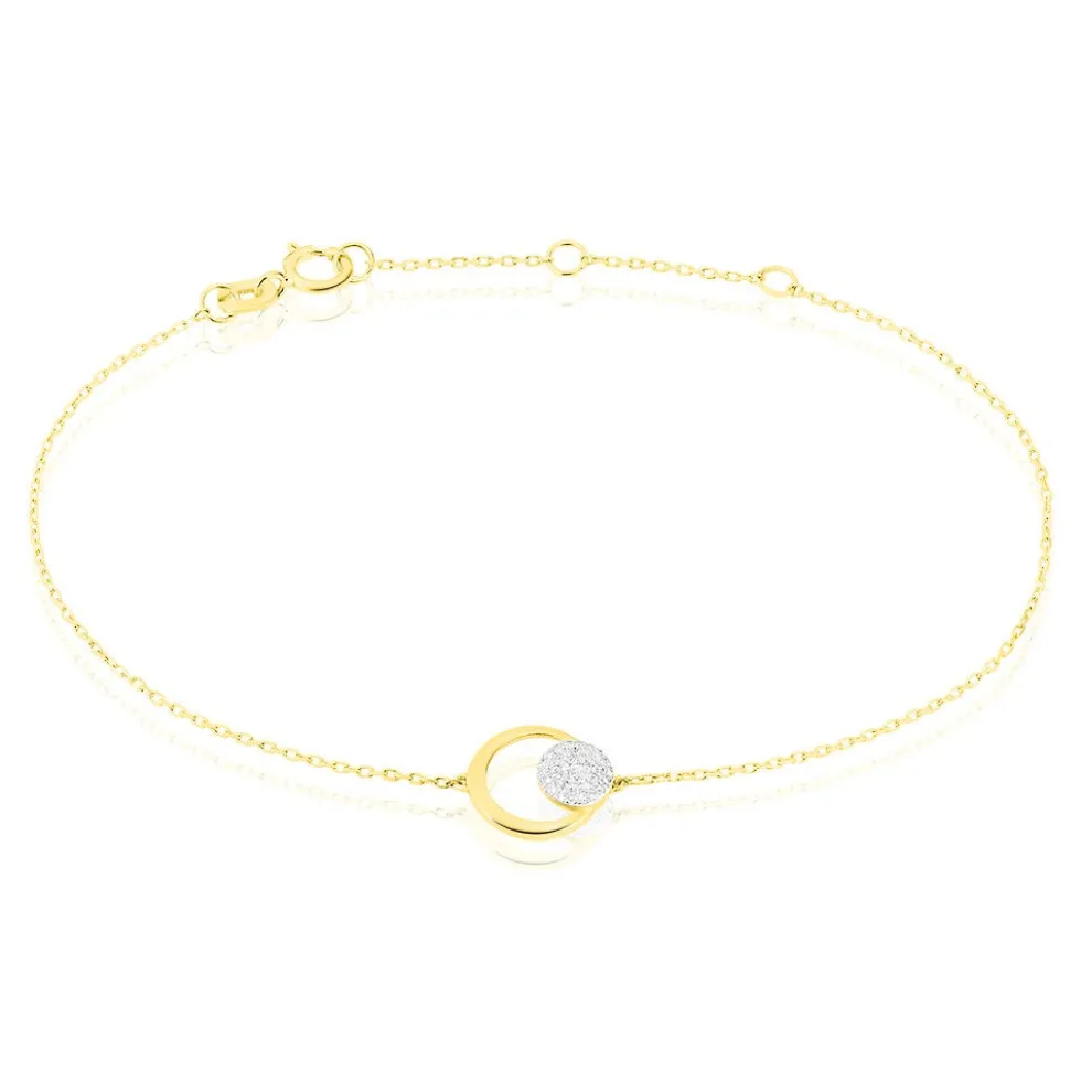 Bracelet Amane Or Jaune Diamant