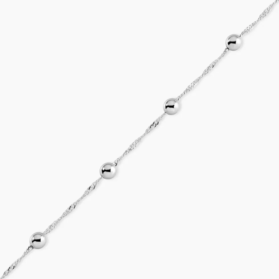 Bracelet Amarylis Argent Blanc