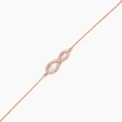 Bracelet Amita Argent Rose Oxyde De Zirconium
