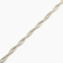Bracelet Anaiz Argent Bicolore