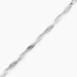 Bracelet Anaiz Argent Blanc