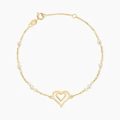 Bracelet Andrieu Or Jaune Perle De Culture