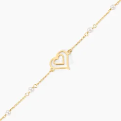 Bracelet Andrieu Or Jaune Perle De Culture