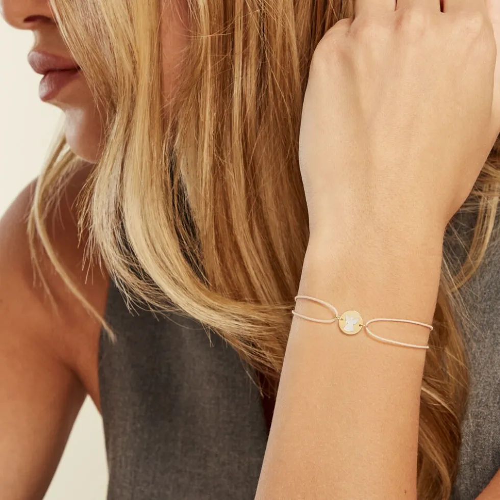 Bracelet Angel Or Jaune Nacre