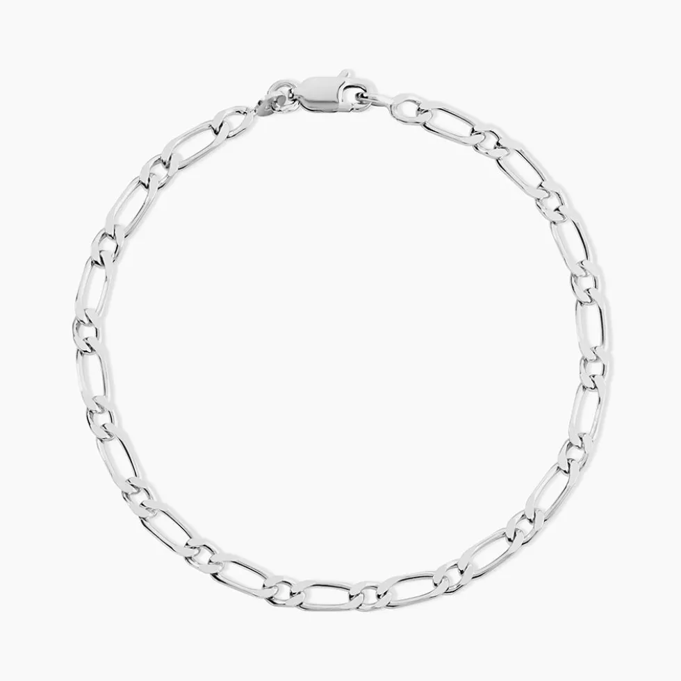 Bracelet Anilo Argent Blanc