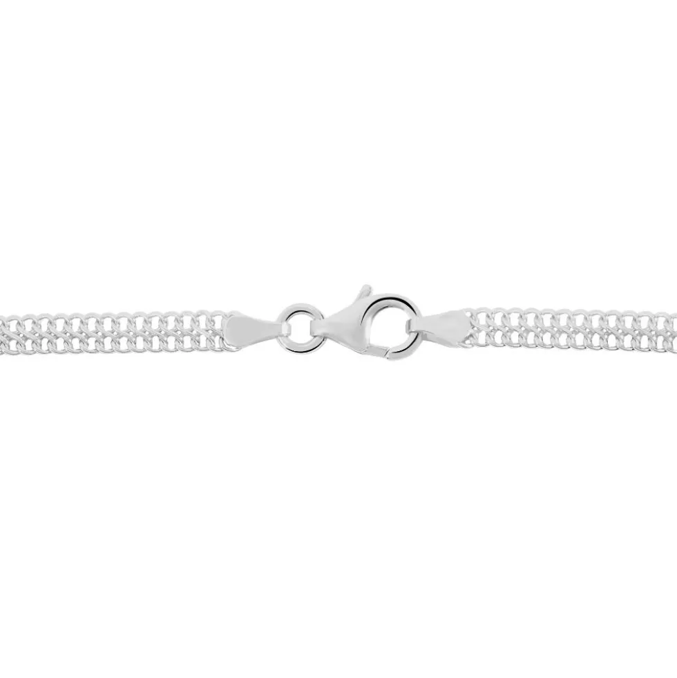 Bracelet Anne-sylvieae Argent Blanc