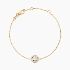 Bracelet Annissa Plaqué Or Jaune Oxyde De Zirconium