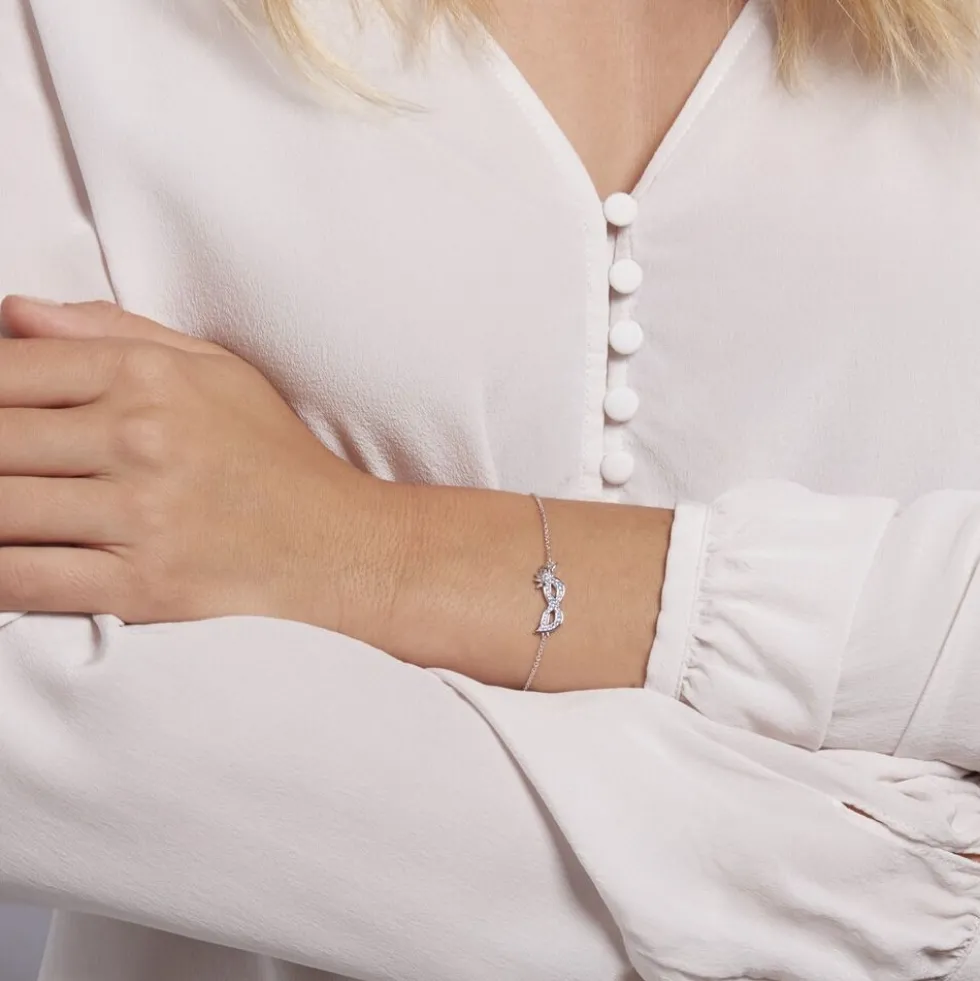 Bracelet Argent Bartolomee Oxydes De Zirconium
