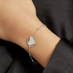 Bracelet Argent Blanc Akosua