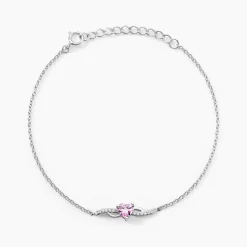Bracelet Argent Blanc Avalon Oxyde De Zirconium