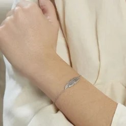 Bracelet Argent Blanc Irene
