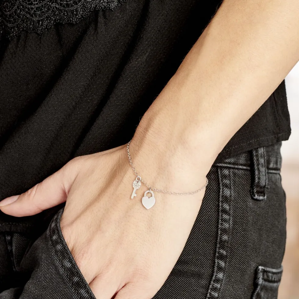 Bracelet Argent Blanc Jim