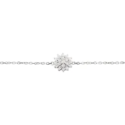 Bracelet Argent Blanc Maximille Oxydes De Zirconium