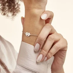 Bracelet Argent Blanc Pollux