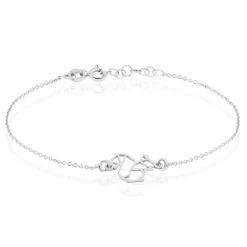 Bracelet Argent Blanc Waly