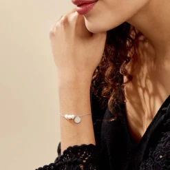 Bracelet Argent Letinno Perles