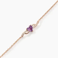 Bracelet Argent Rose Avalon Oxyde De Zirconium