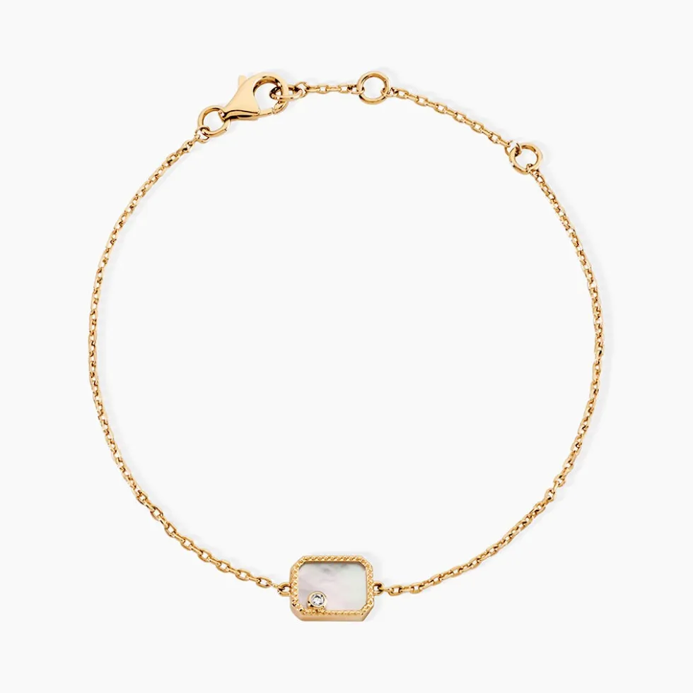 Bracelet Astria Plaqué Or Jaune Nacre