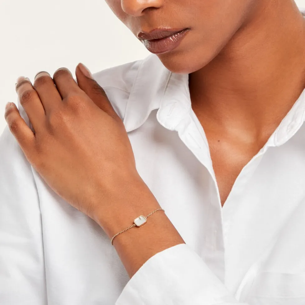 Bracelet Astria Plaqué Or Jaune Nacre