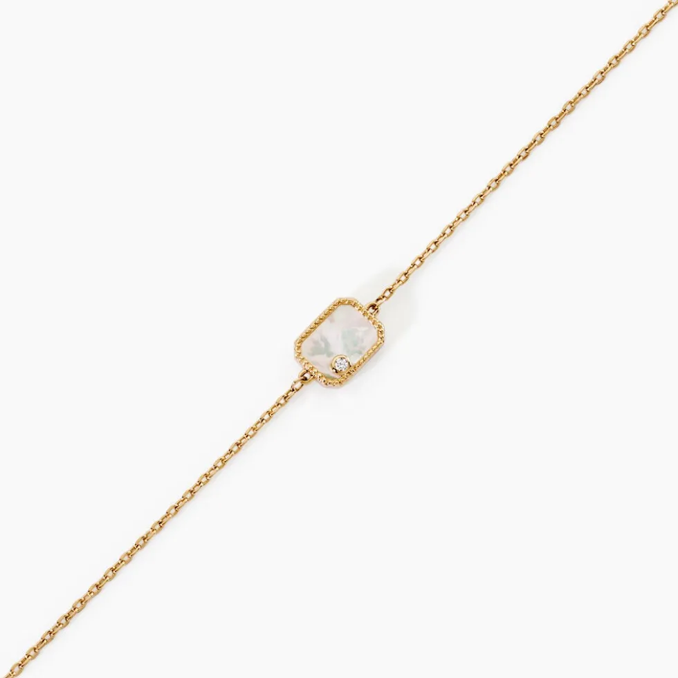 Bracelet Astria Plaqué Or Jaune Nacre