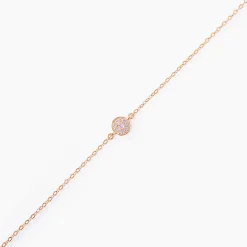 Bracelet Auxana Argent Rose Oxyde De Zirconium