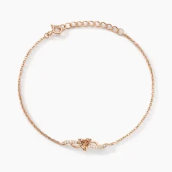 Bracelet Avalon Argent Rose Oxyde De Zirconium