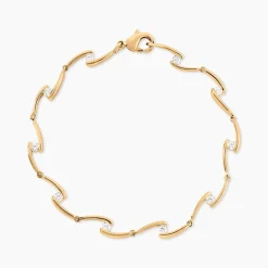 Bracelet Ayda Plaqué Or Jaune Oxyde De Zirconium