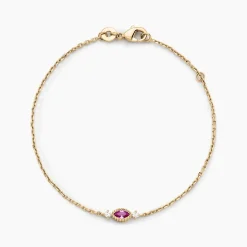 Bracelet Azel Plaqué Or Jaune Oxyde De Zirconium