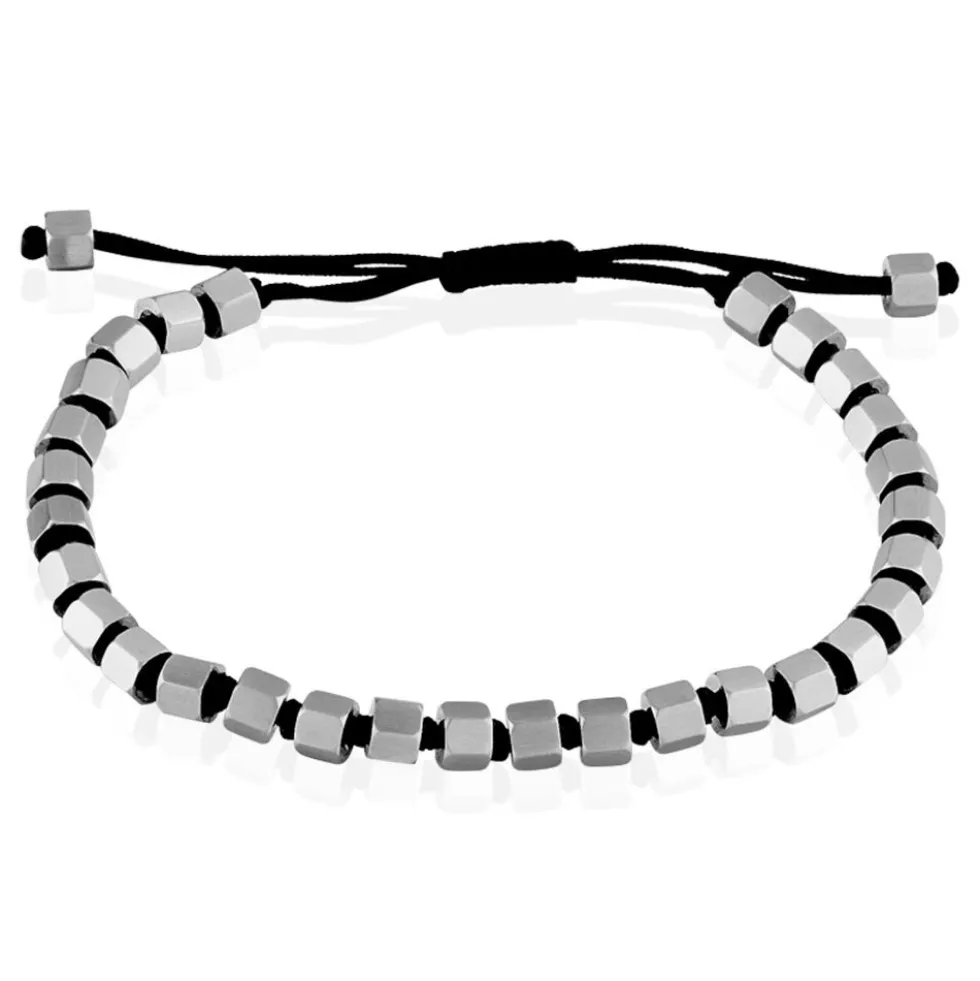 Bracelet Bassirou Acier Blanc