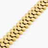 Bracelet Bulle Doree Acier Jaune