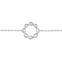 Bracelet Calandra Argent Blanc Oxyde De Zirconium