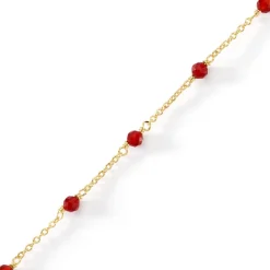 Bracelet Calliope Plaqué Or Doré Agate
