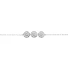 Bracelet Carlana Or Blanc Oxyde De Zirconium