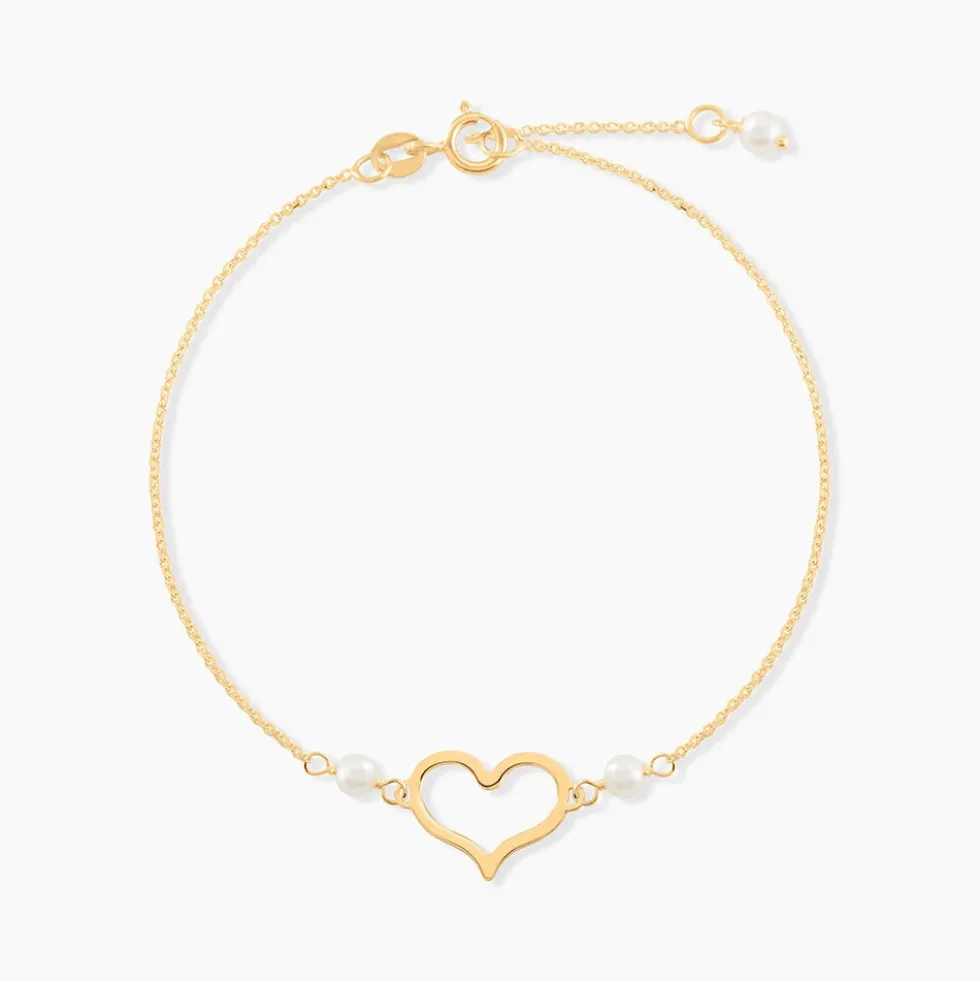 Bracelet Chabha Or Jaune Perle De Culture