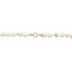 Bracelet Ciriola Or Jaune Perle De Culture