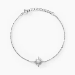 Bracelet Clementia Argent Blanc Perle De Culture Oxyde De Zirconium