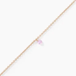 Bracelet Constantin Argent Rose Oxyde De Zirconium