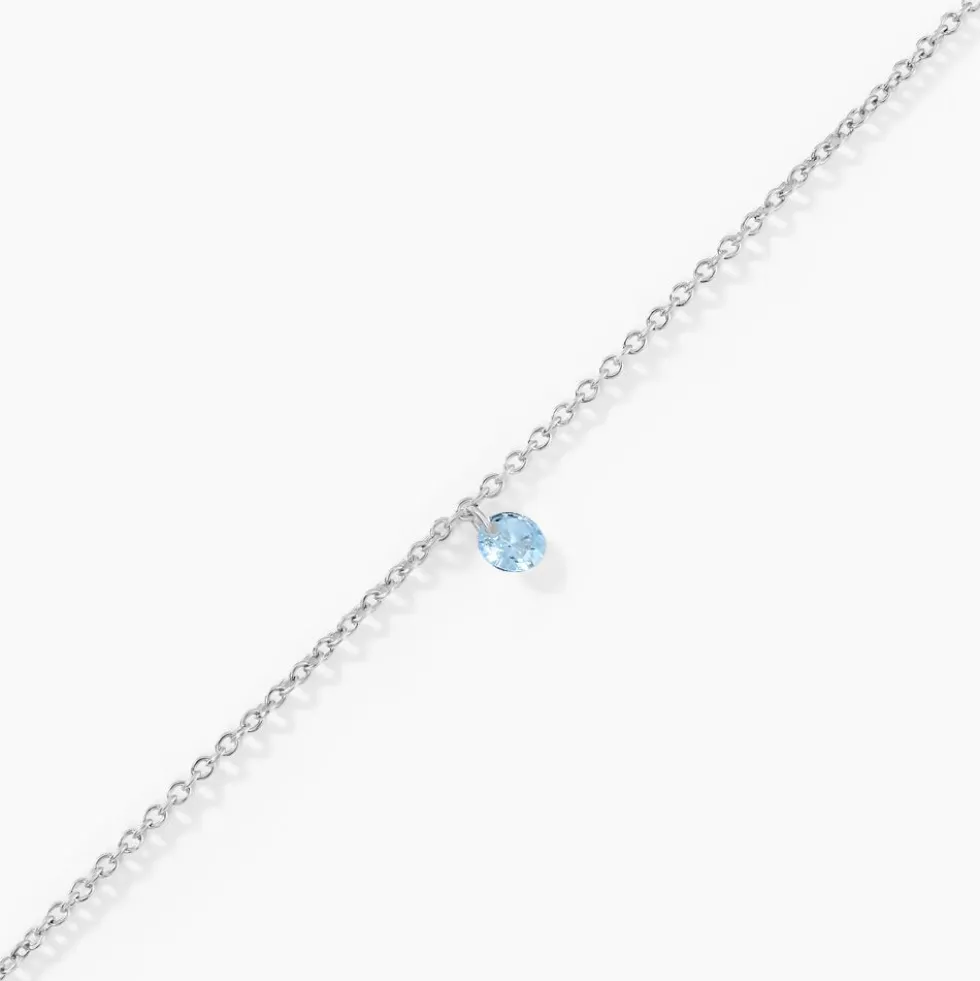 Bracelet Constantin Argent Blanc Oxyde De Zirconium
