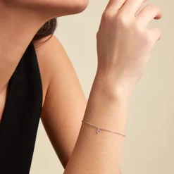 Bracelet Constantin Argent Blanc Oxyde De Zirconium
