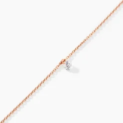 Bracelet Constantin Argent Rose Oxyde De Zirconium