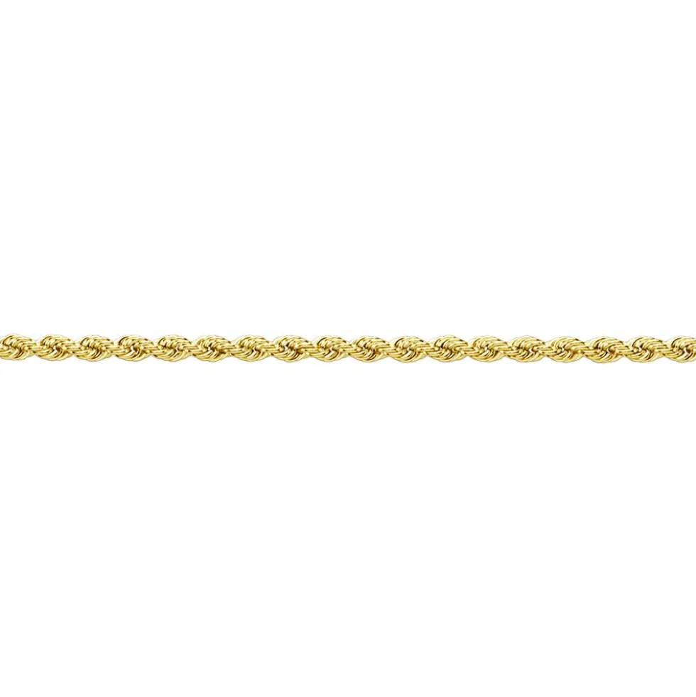 Bracelet Cordelia Maille Corde Or Jaune