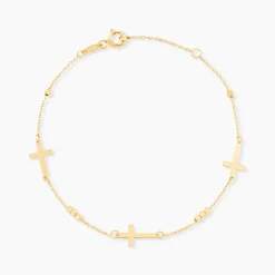 Bracelet Cruza Or Jaune