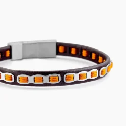 Bracelet Cuir De Vache Marron