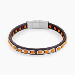Bracelet Cuir De Vache Marron