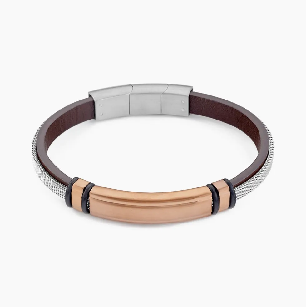 Bracelet Cuir De Vache Marron