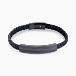 Bracelet Cuir De Vache Noir