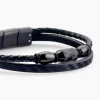 Bracelet Cuir De Vache Noir Onyx